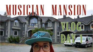 MUSICIAN MANSION | VLOG DAY 1 | FLIGHT WAS DELAYED