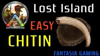 Official Ark Survivor Evolved Lost Island - How to get Chitin on the Lost Island.