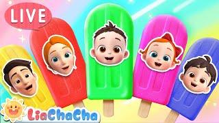  Kids' Live Stream Time | Baby Shark, Wheels on the Bus, ABC Song + More Nursery Rhymes | LiaChaCha