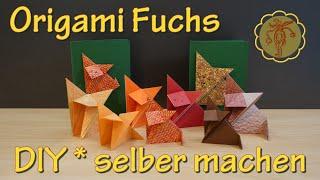 Origami Fuchs selber falten (DIY)