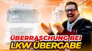 Mega Überraschung bei der LKW Abholung