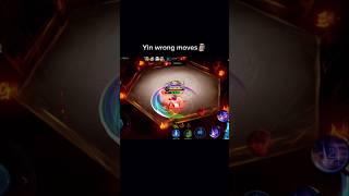 Yin wrong moves  #yin #dyrroth #mobilelegends #mlbb #shorts #shortsfeeds @Jheayn #wtf #1v1