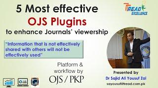 5 Most Effective Plugins for OJS (Open Journal System)