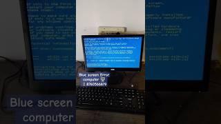 Blue screen errors on your computer can be frustrating. These errors occu#bluescreen #error#pcrepair