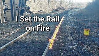 The Rails on Fire had a Track Joint Pull Apart