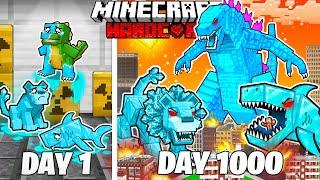 I Survived 1000 Days As DIAMOND MONSTERS in HARDCORE Minecraft! (Full Story)