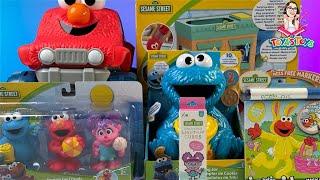 Sesame Street Toy Collection Unboxing Review | Giggle and Go Monster Truck