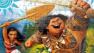 MOANA Disney PUZZLE Games for kids Vaiana and Maui Learning Toys EDUCA Jigsaw Puzzles