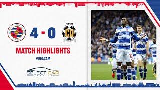 READING 4-0 CAMBRIDGE UNITED | Royals run riot to dispatch the U's