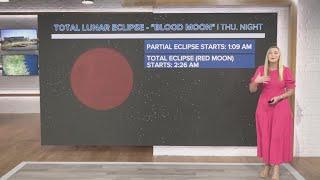 Look up! A total lunar eclipse will turn the moon red Friday morning