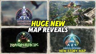 4 New Ark Map Reveals, Extinction, Ragnarok, Valguero & New Story Map, Ark Survival Ascended