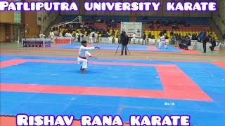 Patliputra university karate / rishav rana kata #sports #karatecombat #fight