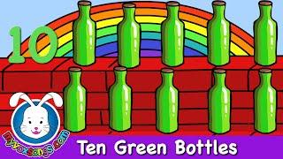 Ten Green Bottles | Nursery Rhymes | Recycle Songs