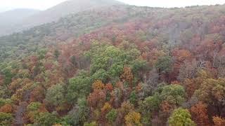 talimena drive drone view 11/2/24