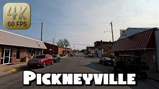 Driving Around Small Town Pickneyville, Illinois in 4k Video