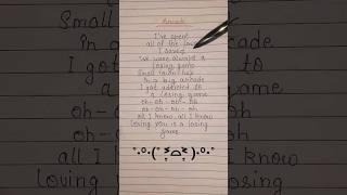 Arcade || Duncan Laurence  #shorts #lyricsmania #songlyrics #status_music