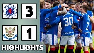 Rangers 3-1 St. Johnstone | Scottish Premier League LIVE Score & Highlights (January 2025)eFootball