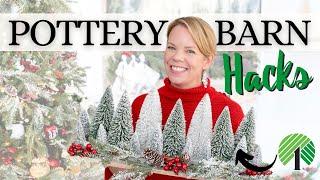 Pottery Barn HACKS*EASY* Dollar Tree Christmas Decor Ideas