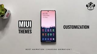 MIUI Themes Customization | Today's Setup | Boot Animation & Charging Animation !