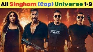 All Singham Cop Universe Movies List | How to watch Rohit Shetty Cop Universe | Singham Again