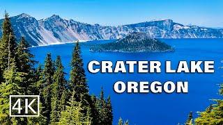 [4K] Crater Lake - Oregon USA - Scenic Walking Tour