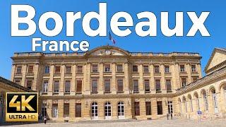 Bordeaux, France Walking Tour (4k Ultra HD 60fps) – With Captions