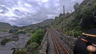 Ffestiniog Railway (Wales) - Driver's Eye View - Blaenau Ffestiniog to Porthmadog