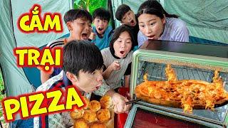 Thái Chuối Thử Thách Cắm Trại Chỉ Ăn Pizza