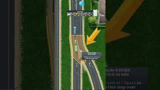 Fixing Highway Exits in a Few Seconds - Node Controller Renewal - Cities skylines mods #shorts