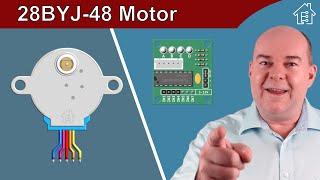 Der 28BYJ-48 Schrittmotor einfach erklärt, mit drei Beispiele | #EdisTechlab