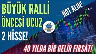 BÜYÜK RALLİ ÖNCESİ UCUZ 2 HİSSE ANALİZİ ! 22.11.24