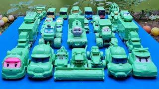 Clean up muddy minicar & disney pixar car convoys! Play in the garden