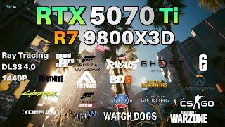 RTX 5070 Ti - Test in 20 Games | 1440P | Max Graphics | DLSS 4.0