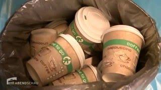 Kampf gegen Einwegbecher beim Coffee-to-Go | Berliner Abendschau rbb 29.01.2016