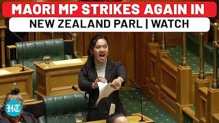 New Zealand Youngest MP Strikes Again In Parliament With Maori Haka Over Contentious Indigenous Bill