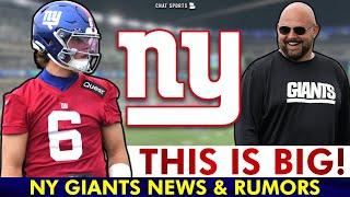  Jaxson Dart Getting 1ST TEAM SNAPS At New York Giants OTAs | Giants News