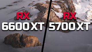 RX 6600 XT vs RX 5700 XT - Test in 9 Games