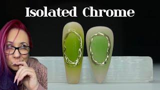 Mastering Isolated Chrome Nails – A Must-Try Nail Art Technique!