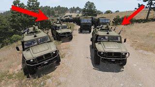 Bayraktar TB 2 destroyes entire Military Convoy in captured Forest   UAV Drone   Arma 3 Mil Sim