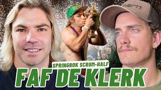 Faf de Klerk Springbok Scrum Half, Rugby World Cup Champion, Golf Love & Japan