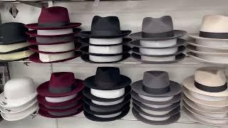 Men's Fedora hats by Miller Hats in many colors.  #fedorahat #hats #mensfashion