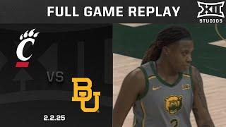 Cincinnati vs. Baylor (2.2.25) Full Game Replay | 2024-25 Big 12 Women's Basketball