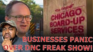 Democrats BUILD WALL Around DNC As Chicago Businesses PANIC Over Liberal RIOTERS Destroying Stores!