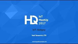 HQSoftware IoT MeetUp 2017