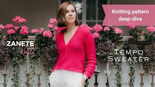 Pattern Deep-Dive: Tempo Sweater by Zanete Knits