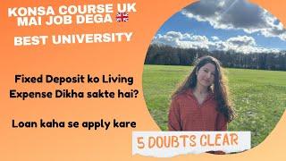 5 Most Asked Questions | UK Study Kaise Finance Kare|