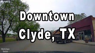 Driving Downtown Clyde, TX (Dash Cam)