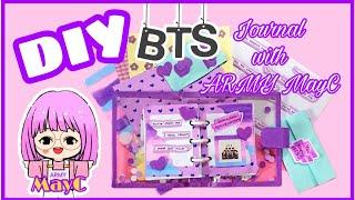 BTS JOURNAL with Me (using homemade journal supplies)/Journal with ARMY MayC/ARMY MayC/Philippines