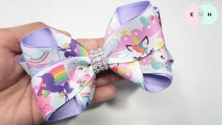 Laco de Fita  Double Layer Ribbon Bow 2,5 CM  DIY by Elysia Handmade