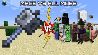 Mace Vs All Minecraft Mobs  | Elite Gamerz